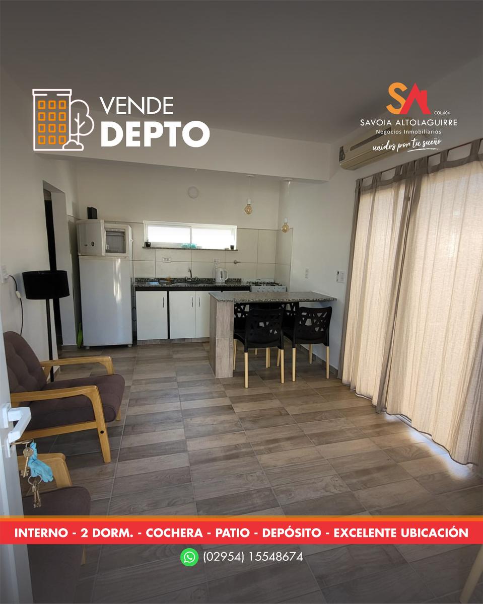 : DEPARTAMENTO INTERNO AMOBLADO DE DOS DORMITORIOS CON COCHERA