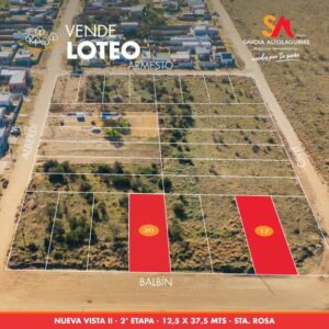 VENDE: LOTES EN NUEVA VISTA II 2º ETAPA