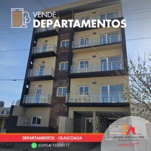 VENDE: DEPARTAMENTOS A ESTRENAR SOBRE OLASCOAGA