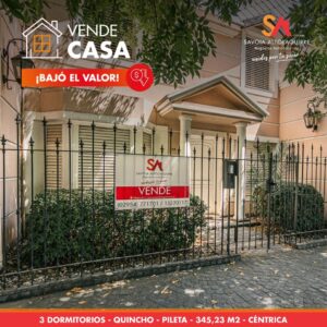 VENDE: IMPONENTE CASA CENTRICA