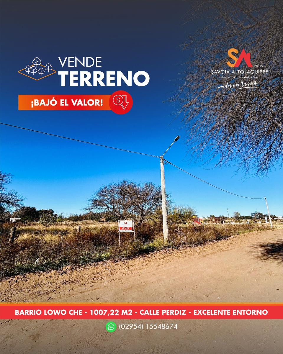 VENDE: TERRENO EN LOWO CHE