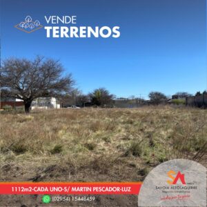 Terreno Martin Pescador Lowo Che