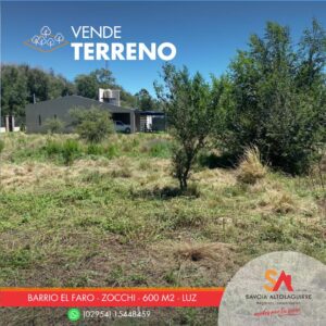 Terreno calle ZOCCHI entre O. HERNANDEZ y I. CAYUPAN