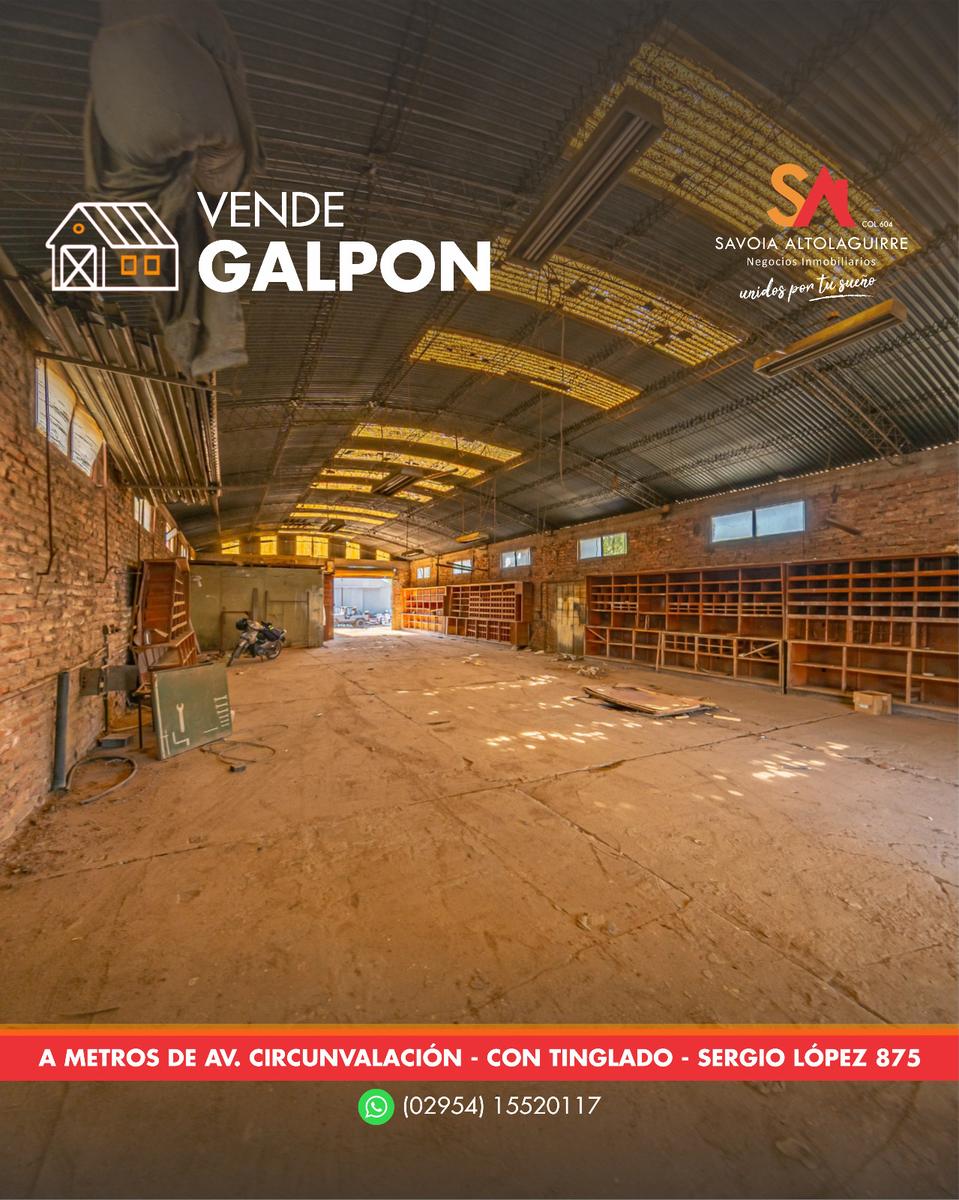 VENDE: GALPON A METROS DE AV CIRCUNVALACION