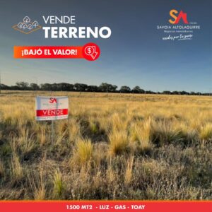 Terreno en Toay