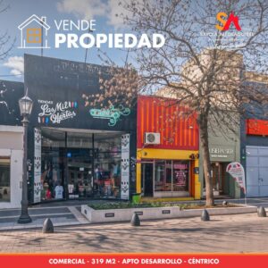 VENDE: PROPIEDAD COMERCIAL EN PLENO CENTRO