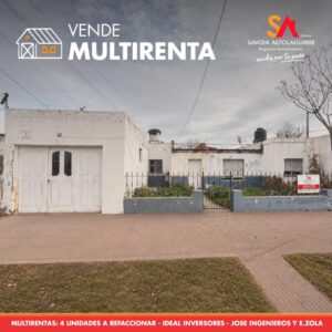 Multirentas en Jose Ingenieros y Emilio Zola