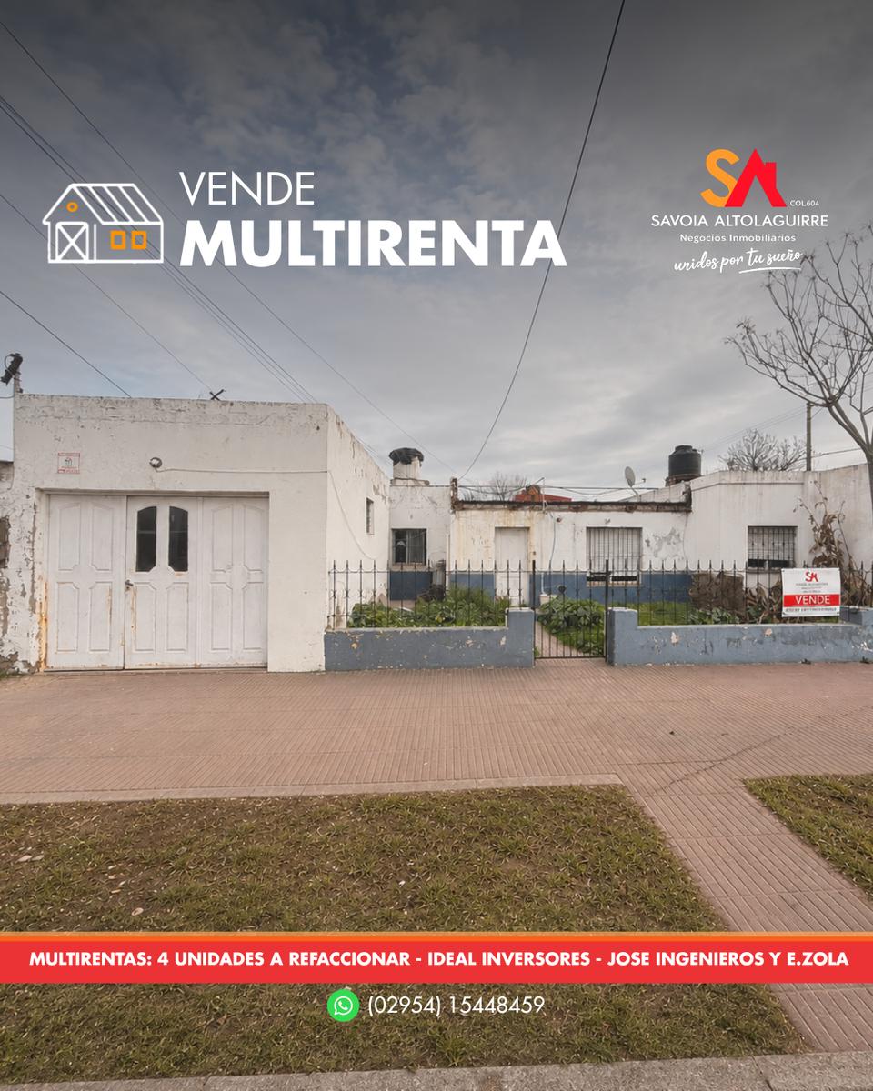 Multirentas en Jose Ingenieros y Emilio Zola